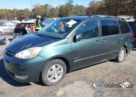 2004 Toyota Sienna Xle из США, поврежденный, VIN 5TDZA22CX4S115411